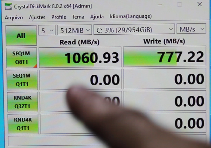 Vídeo Testamos RAID-0 1000MB/s Com 2 SSDs de 512GB da Marca NETAC, Confiram!