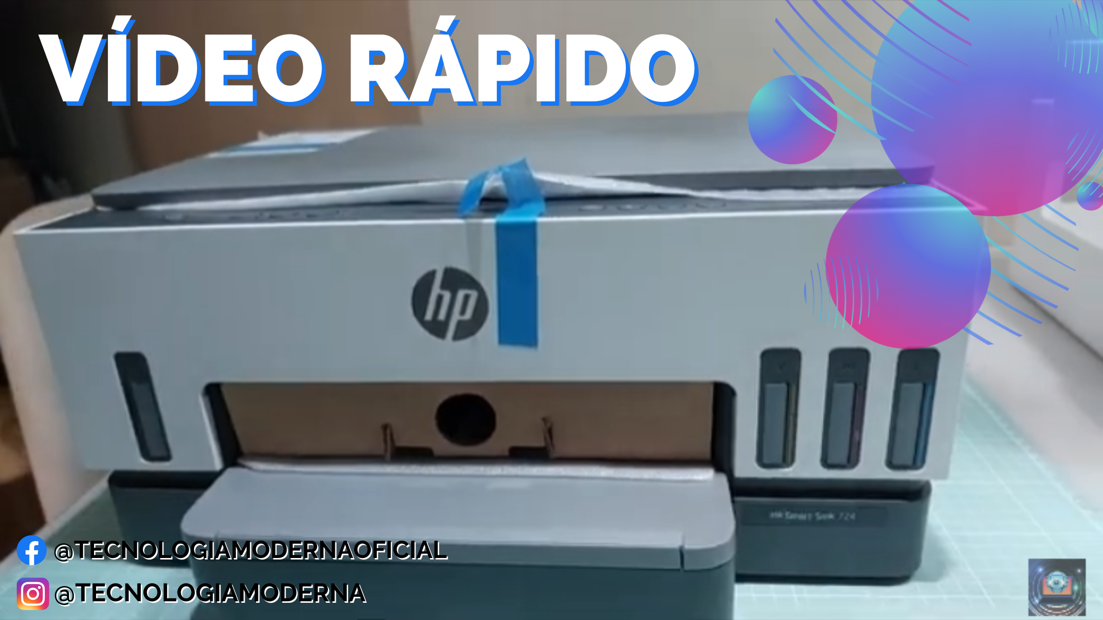 desvendando unboxing hp 724 smart tank