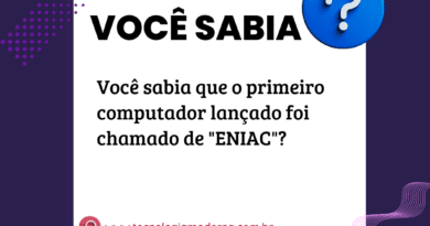 ENIAC o primeiro computador lançado foi chamado de "ENIAC"?