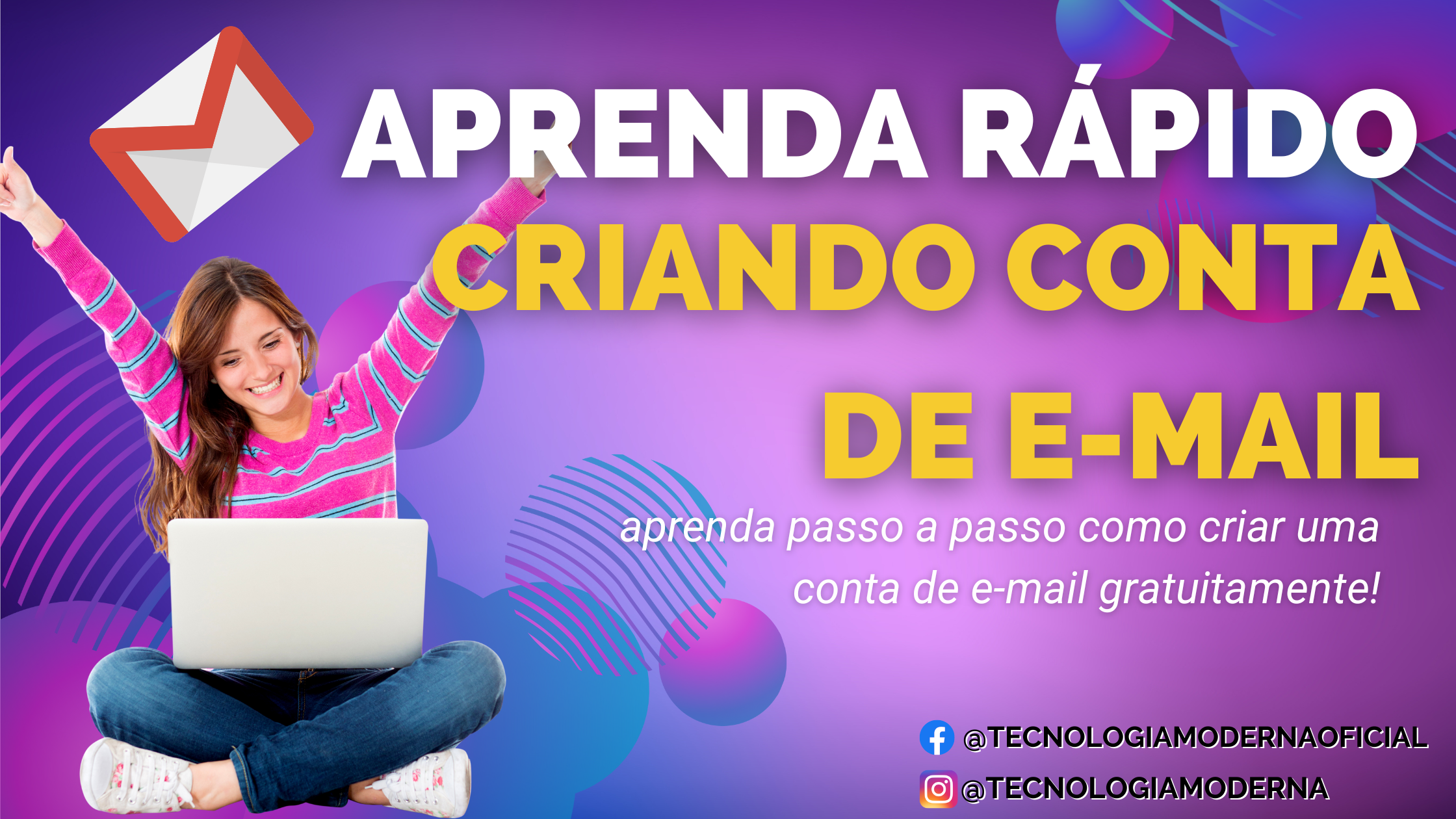 Como criar uma conta de e-mail