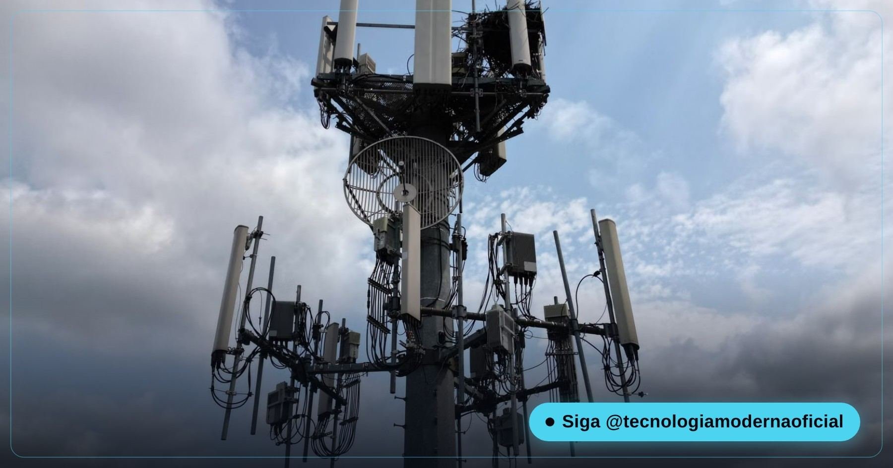 Torre de antena de rede móvel 5G