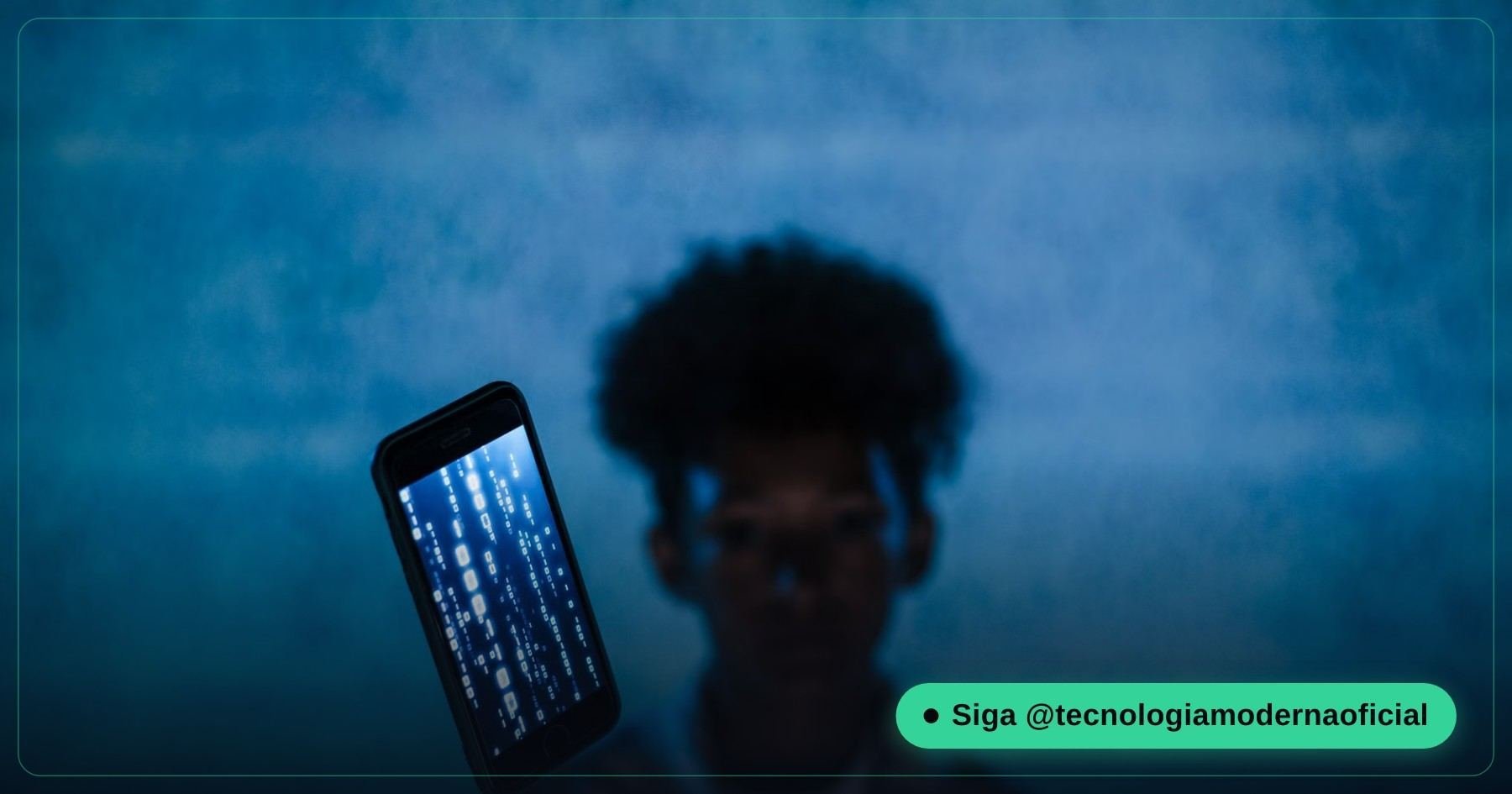 Celular mostrando um código de verificação de 6 dígitos