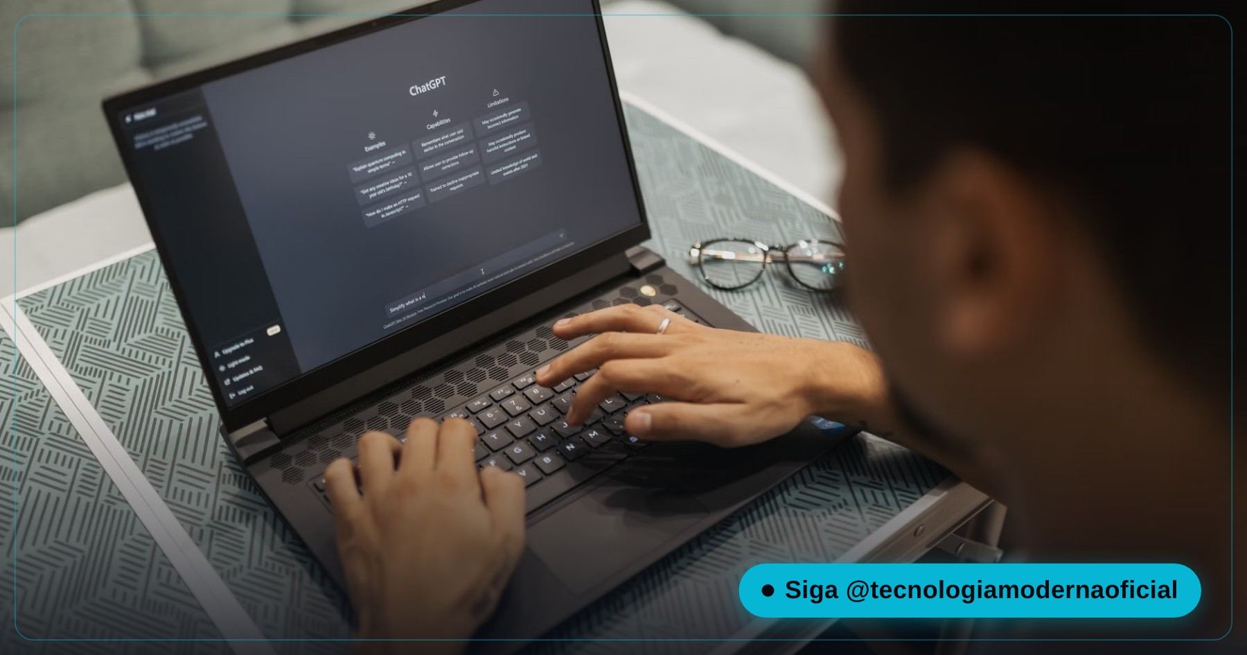 Laptop with the network settings screen open