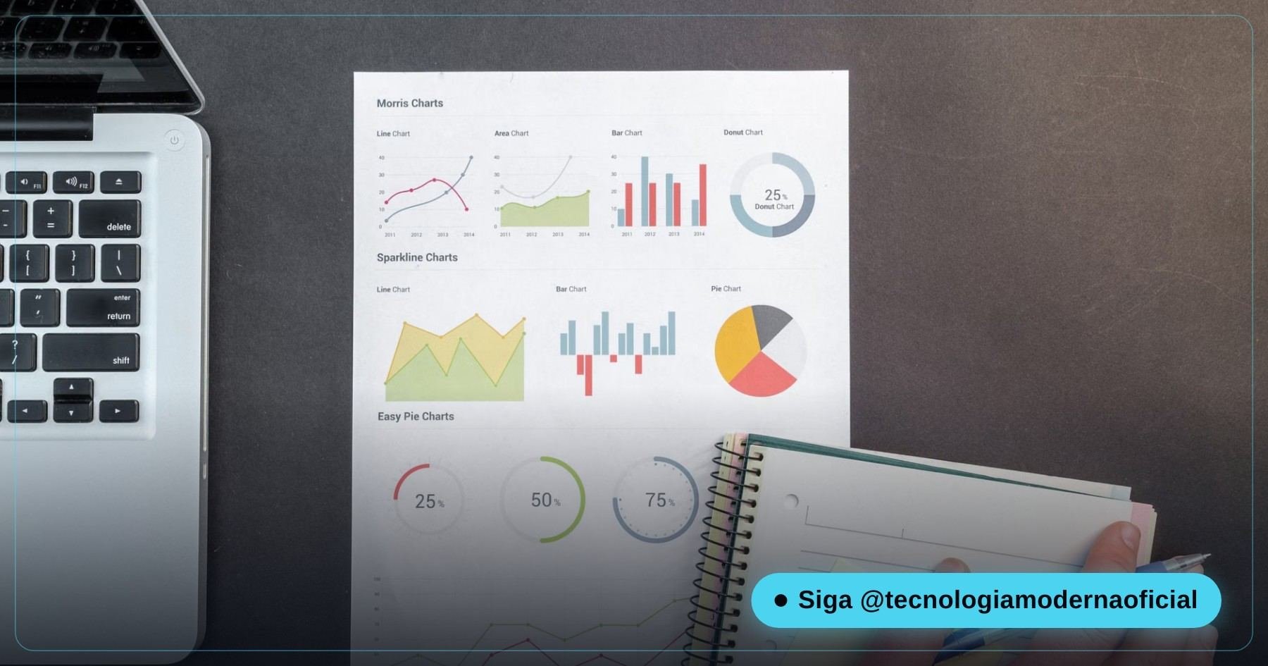 Relatório de diagnóstico de desempenho do sistema aberto no navegador, com gráficos de CPU e memória