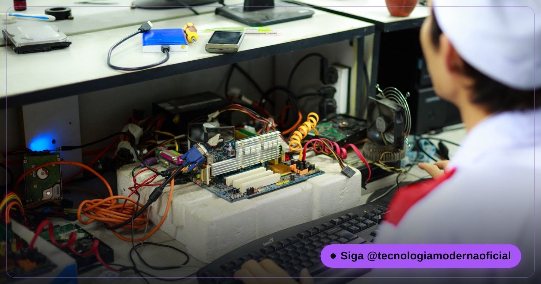 Tela de configuração da BIOS