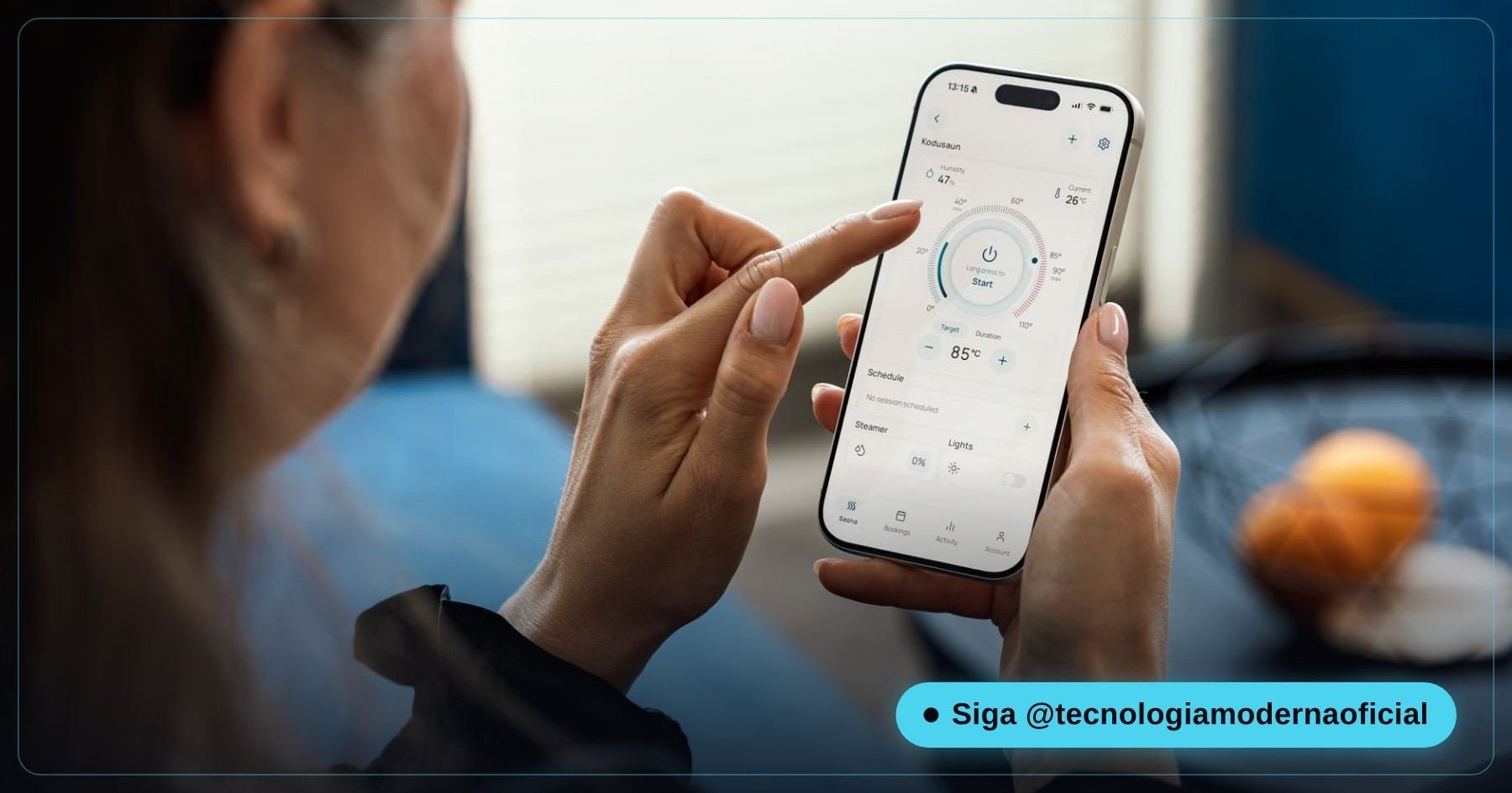iPhone aberto nos Ajustes de Wi-Fi