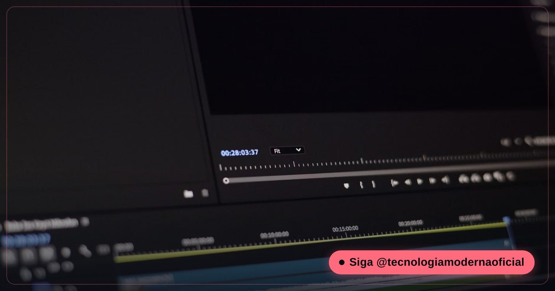 Vídeo sendo cortado em um aplicativo de edição no celular