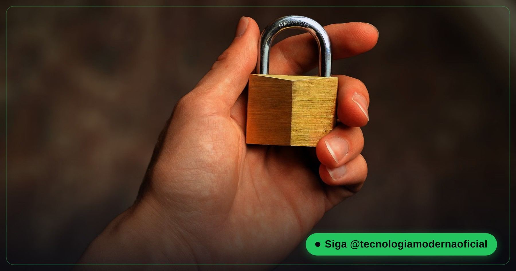 Digital padlock representing file encryption