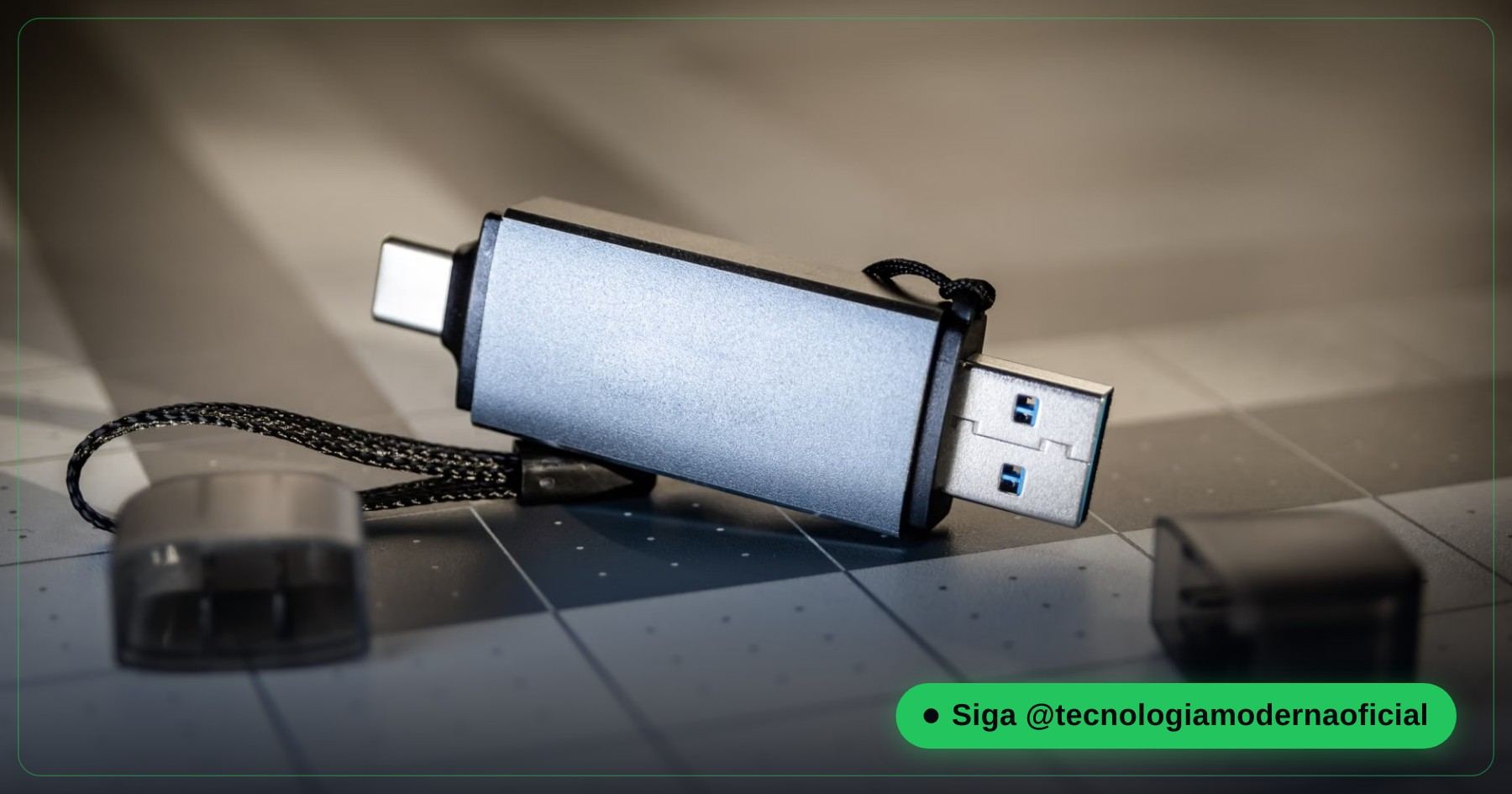 USB stick holding an encrypted volume