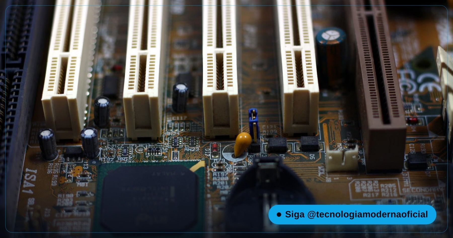 Firmware chip on the motherboard