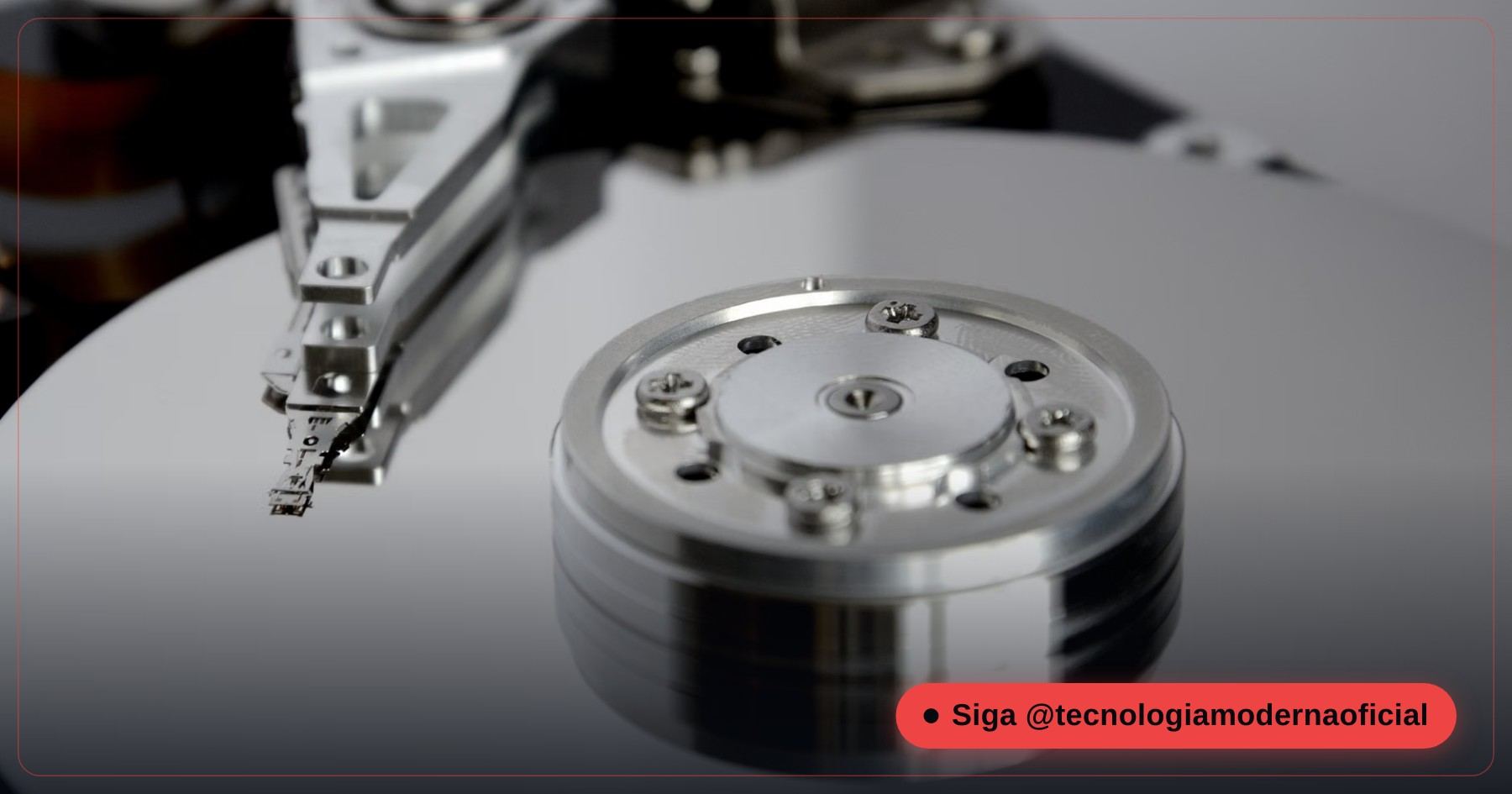 Inside of a hard drive