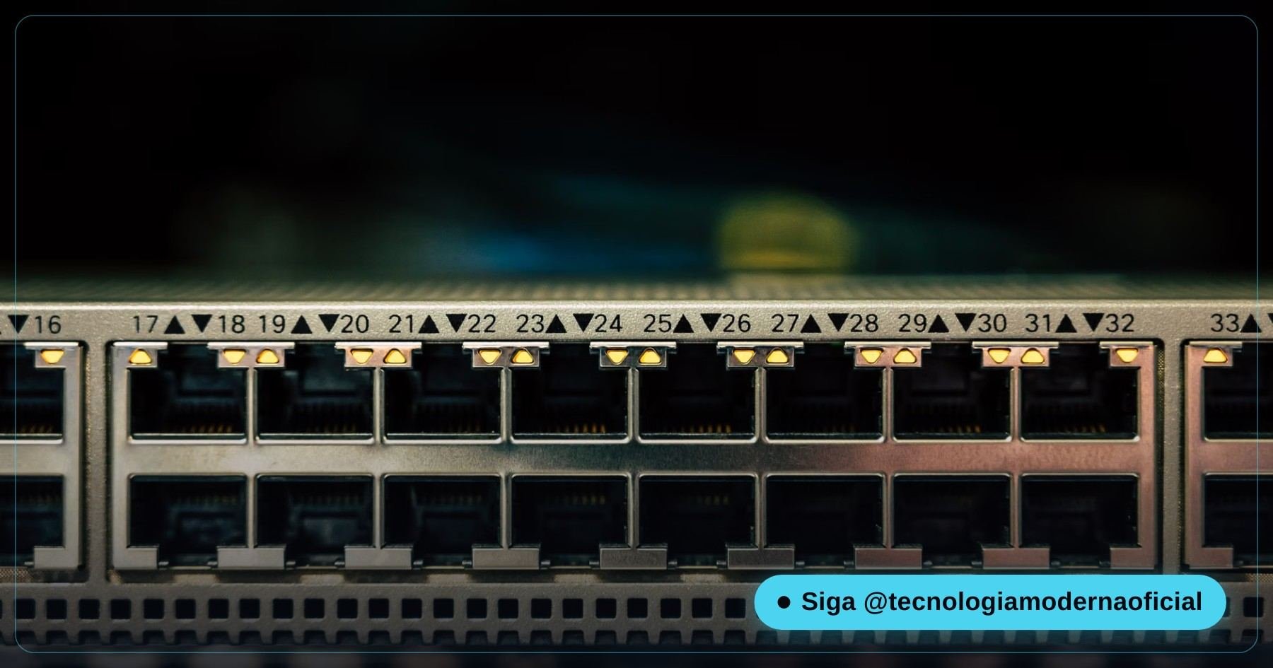 Painel de administração do roteador aberto no navegador