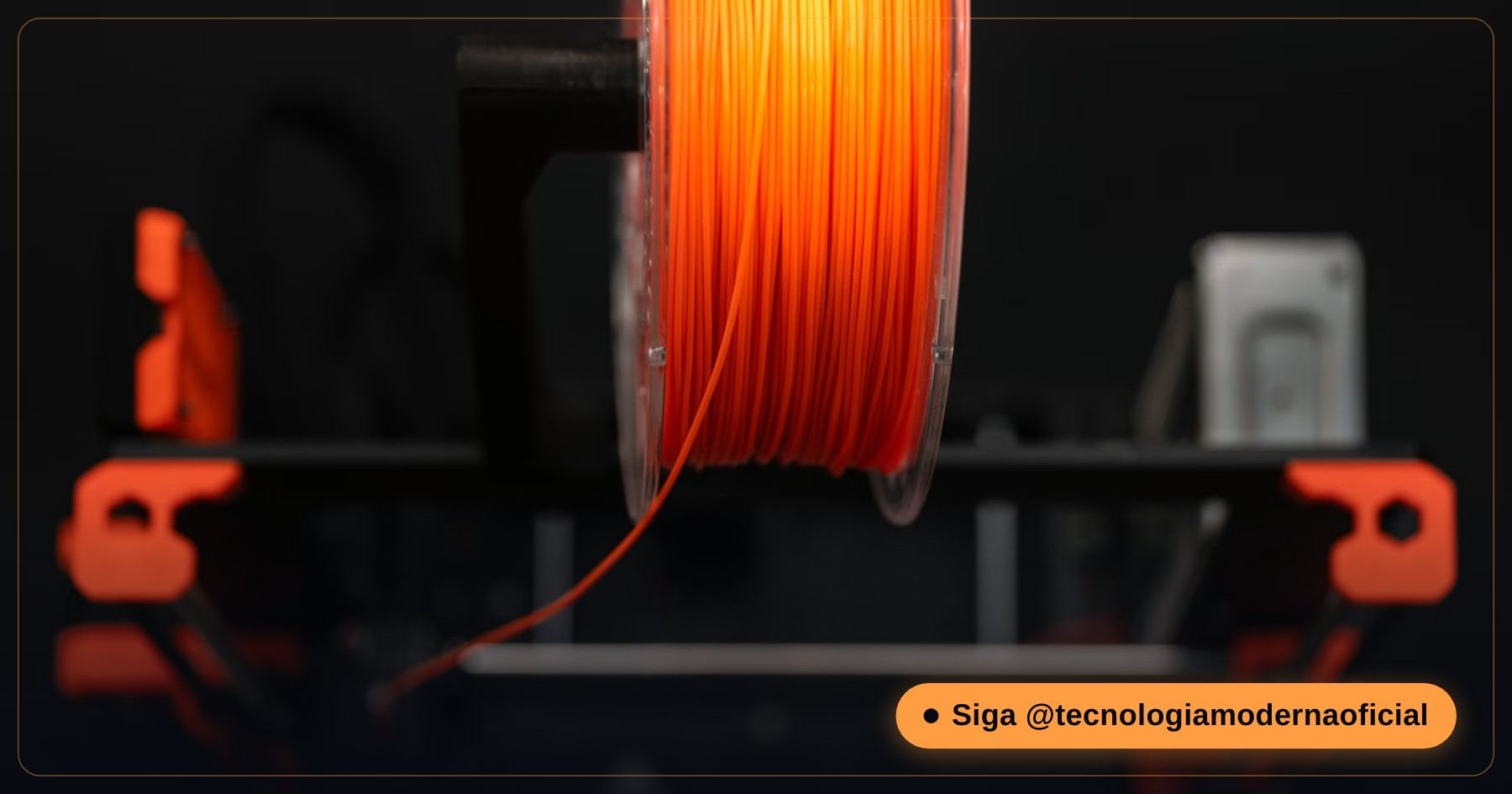 Unidade de troca automática de filamento (AMS) usada para impressão 3D multicolor