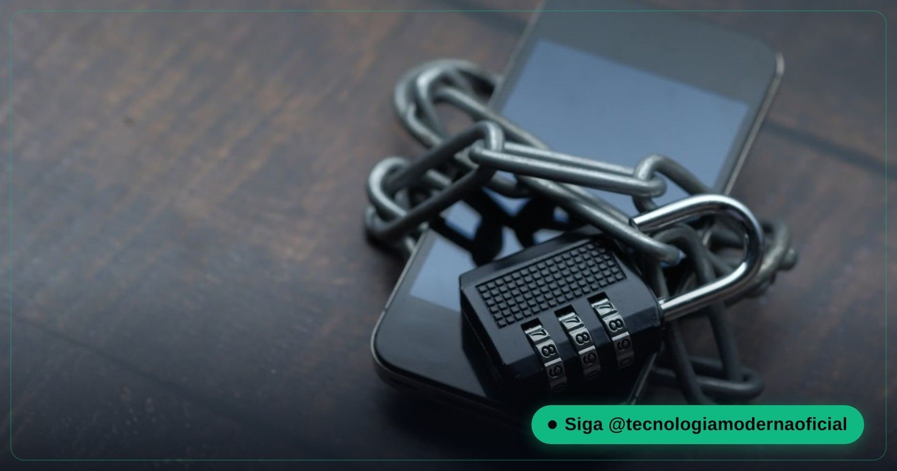 Ilustração de segurança digital protegendo um celular