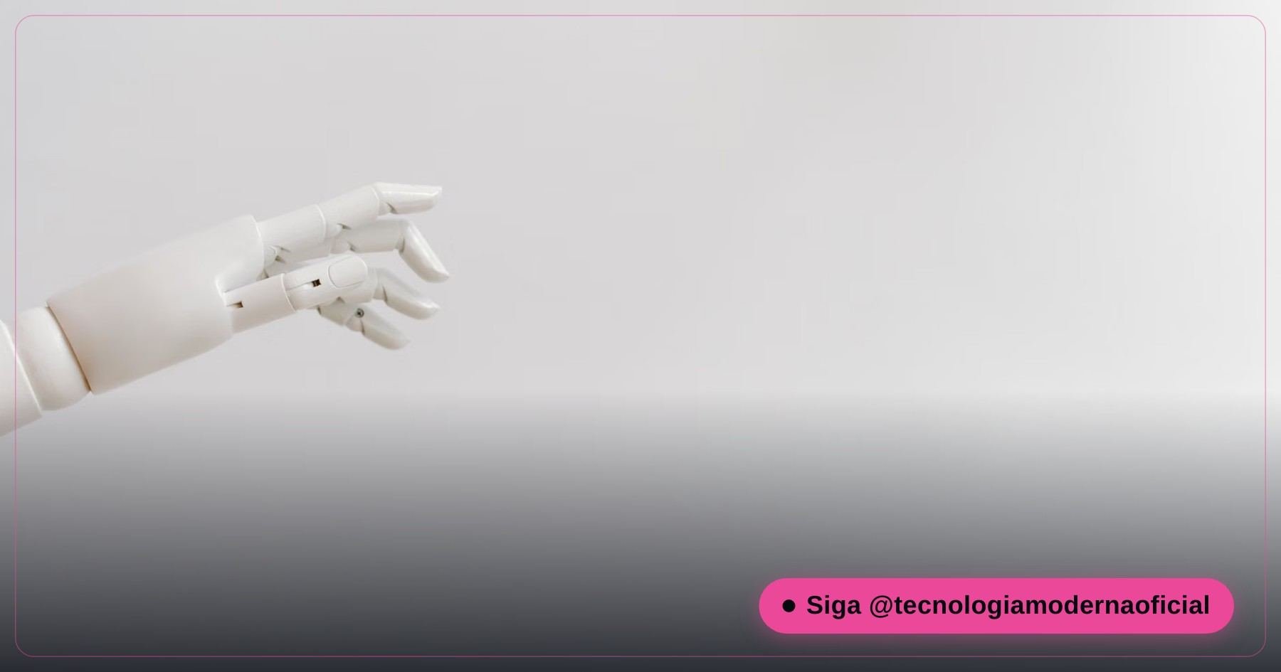 Mão robótica simbolizando inteligência artificial autônoma