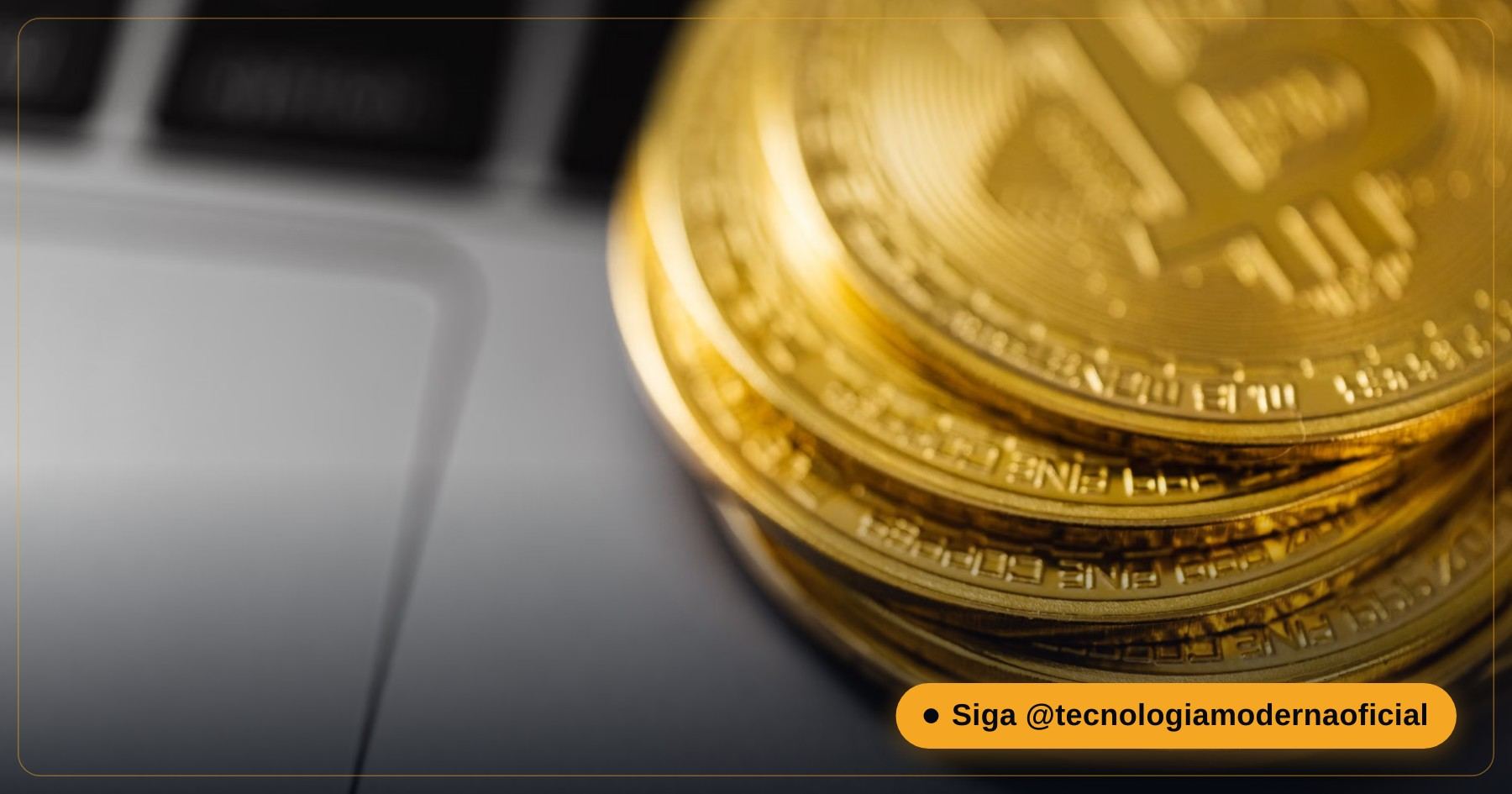 Moedas de Bitcoin e outras criptomoedas