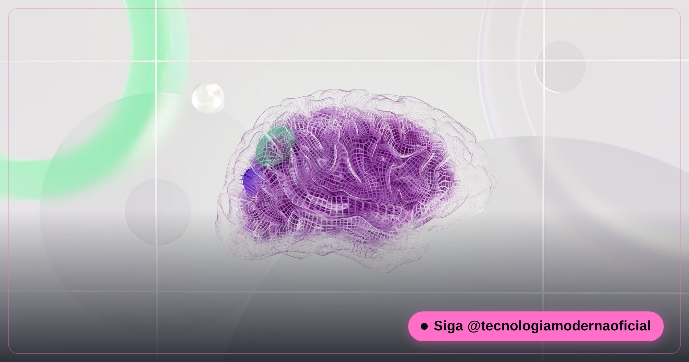 Representação visual de uma inteligência artificial avançada, com rede neural em destaque
