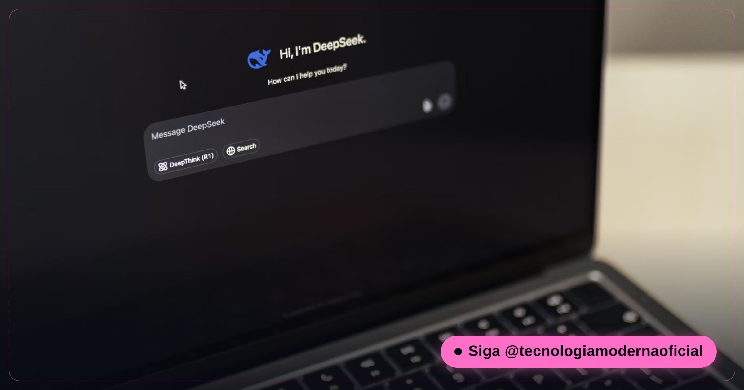 Notebook moderno com recursos de inteligência artificial embutidos