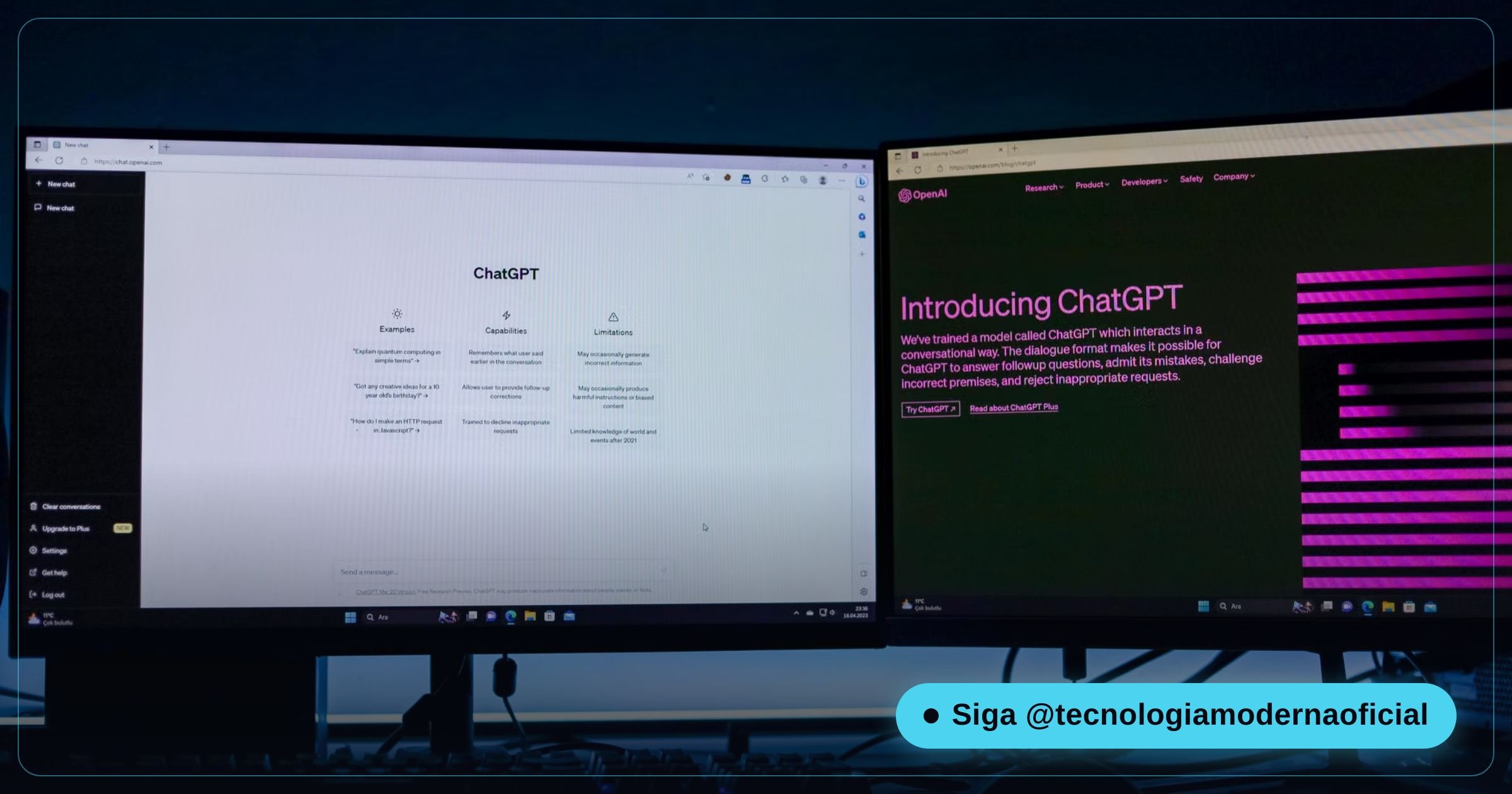 Tela de interface de uma distribuição Linux leve rodando em um computador