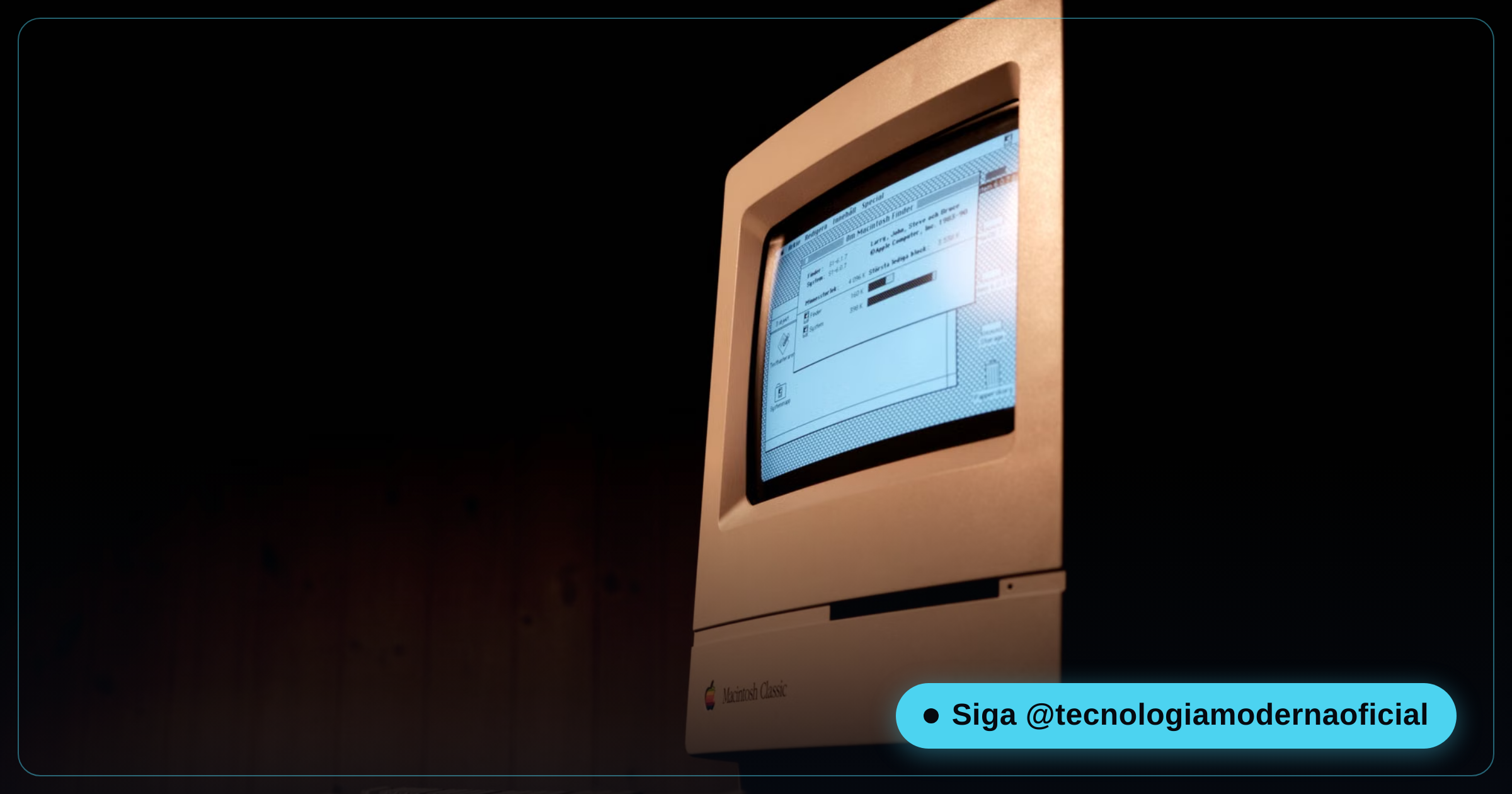 Tela de um computador rodando uma versão antiga do Windows