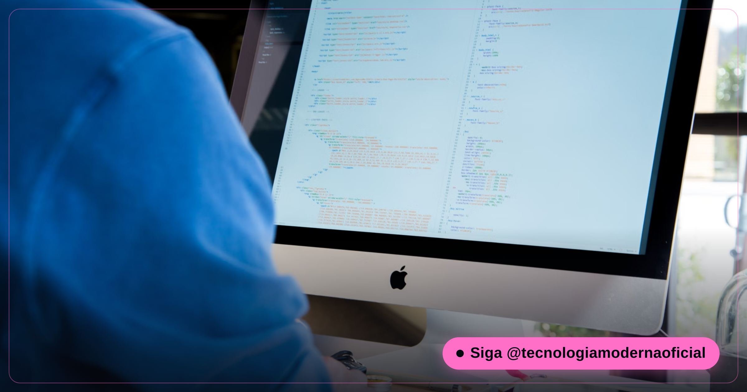 Tela de código sendo escrita e testada automaticamente, ilustrando um agente de IA programando sozinho
