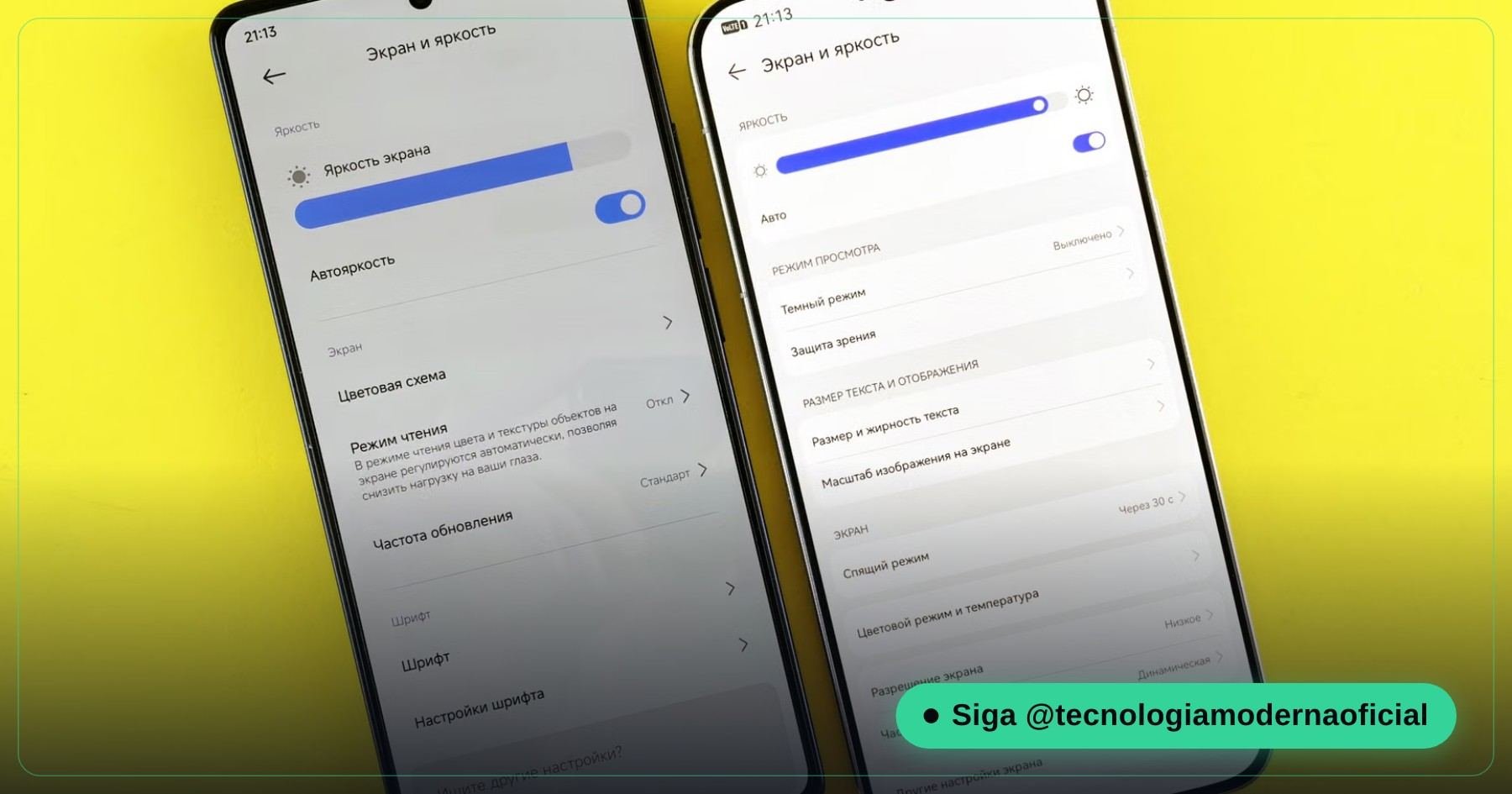 Celular Android aberto nas configurações de segurança