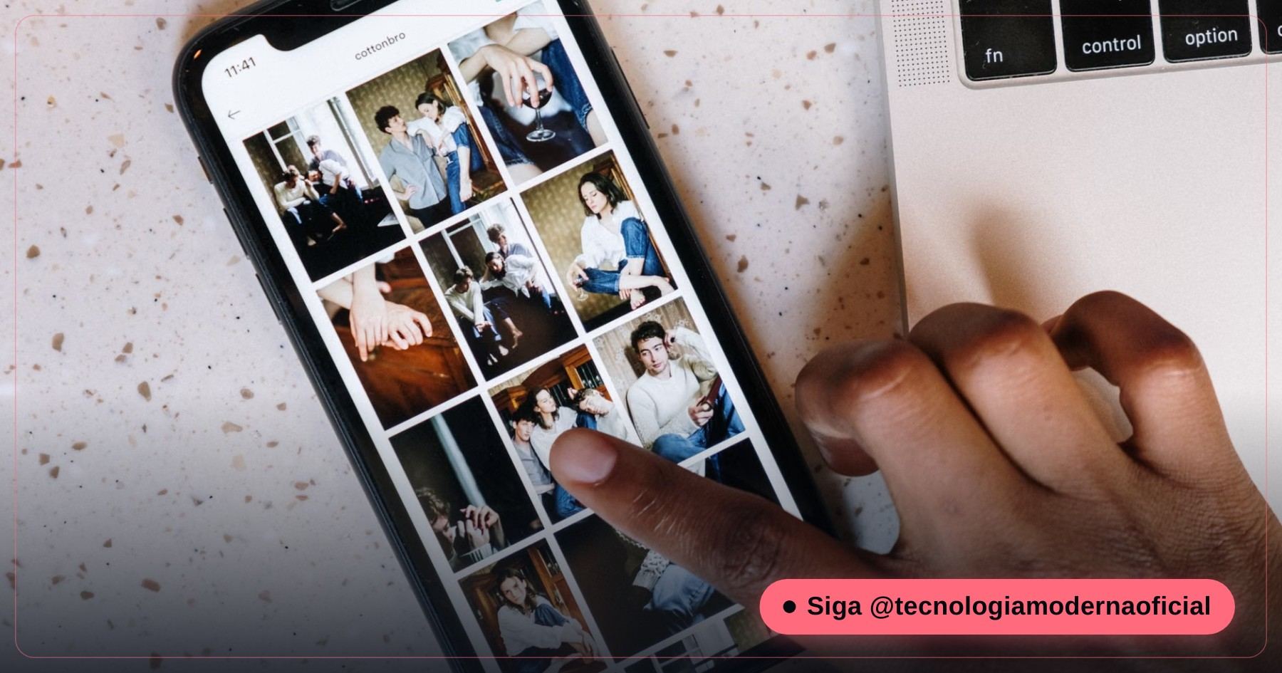 Galeria de fotos no celular sincronizada com a nuvem