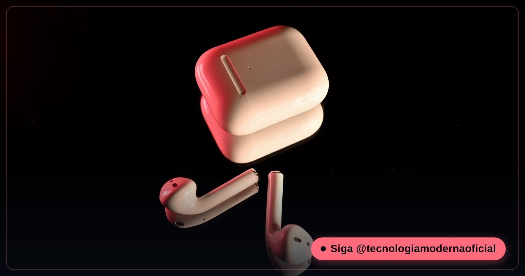 Fones Bluetooth ao lado de um celular Android