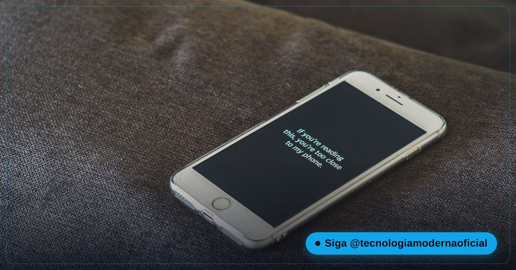 Cadeado de privacidade na tela do celular