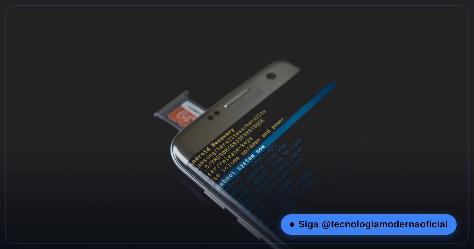 Tela de menu de inicialização do computador