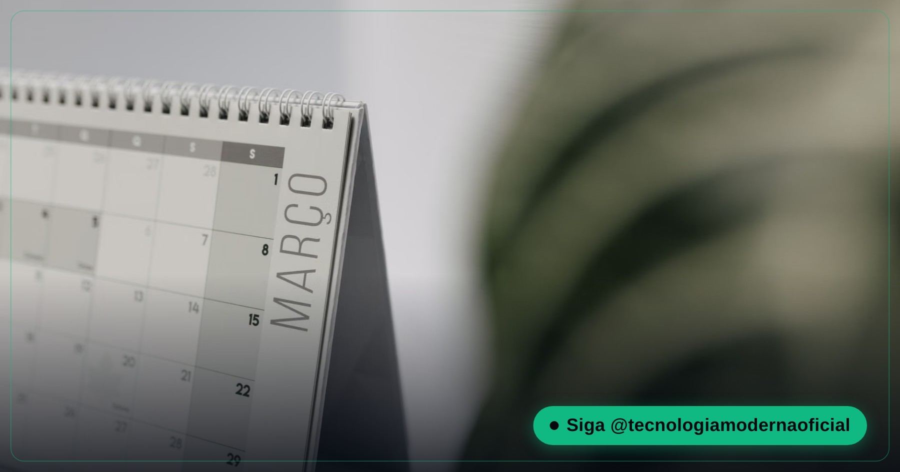 Calendario che rappresenta una routine settimanale