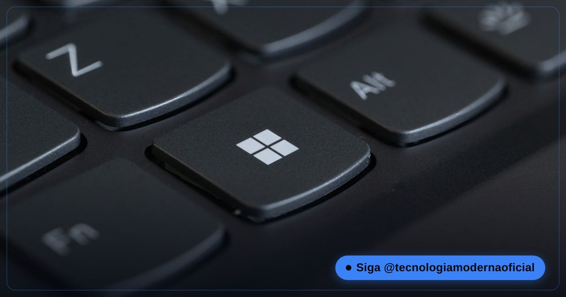 Teclado de notebook com a tecla Copilot