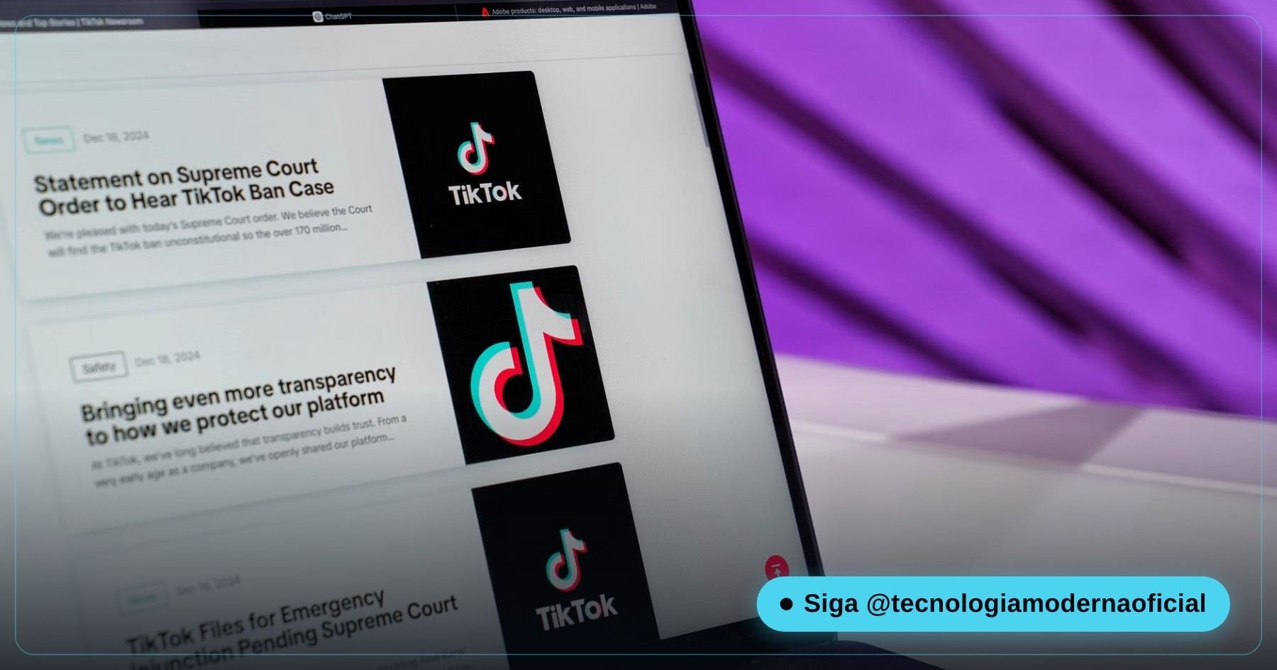 Notebook mostrando atualização de programas