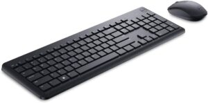 Combo Teclado e Mouse Sem Fio Dell KM3322W 1858, Receptor USB 2,4 GHz