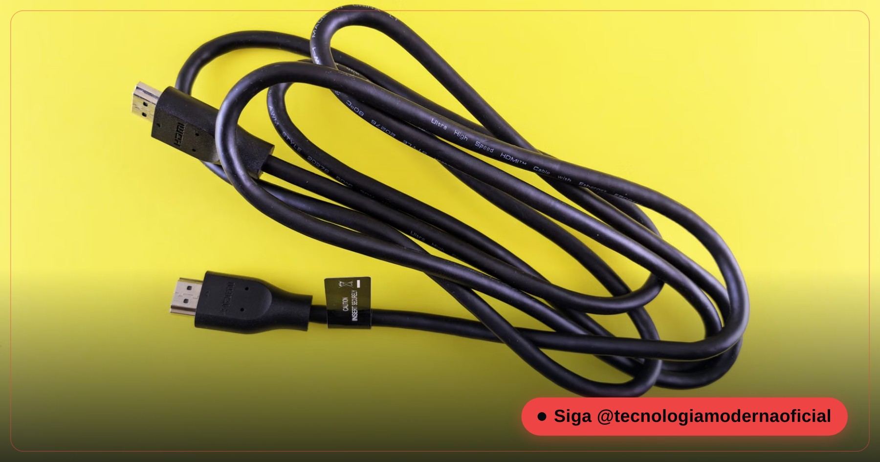 Stick de streaming conectado na porta HDMI da TV