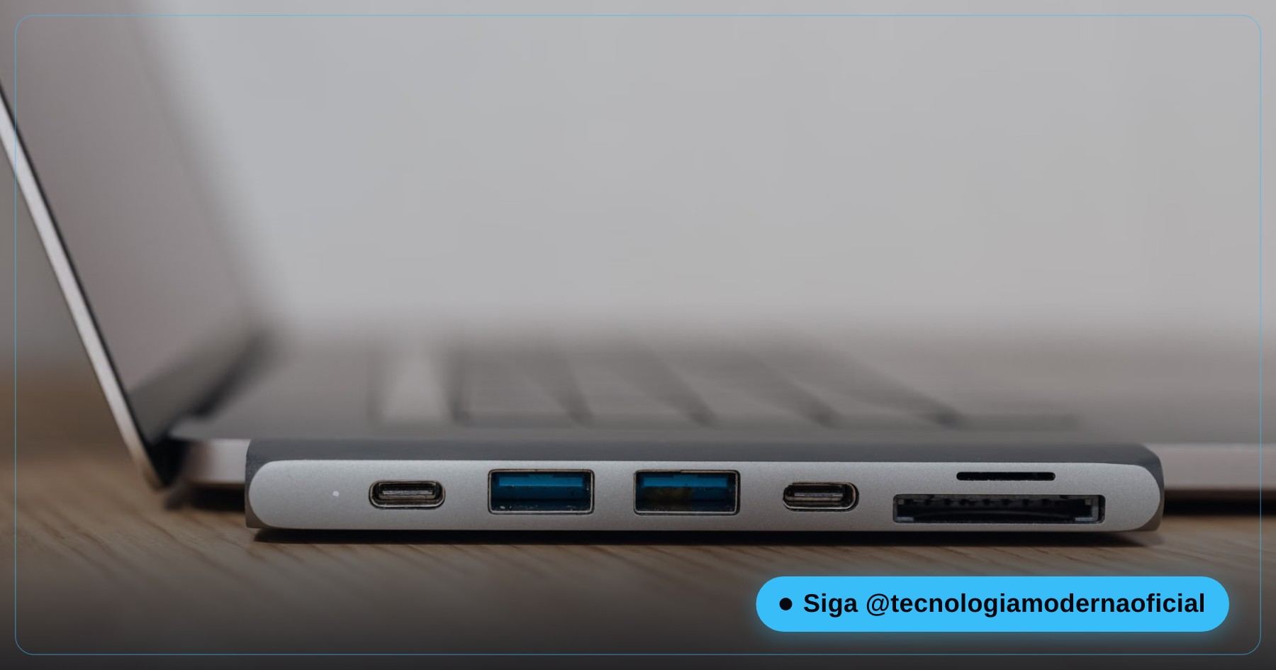 Adaptador Wi-Fi USB ligado no computador
