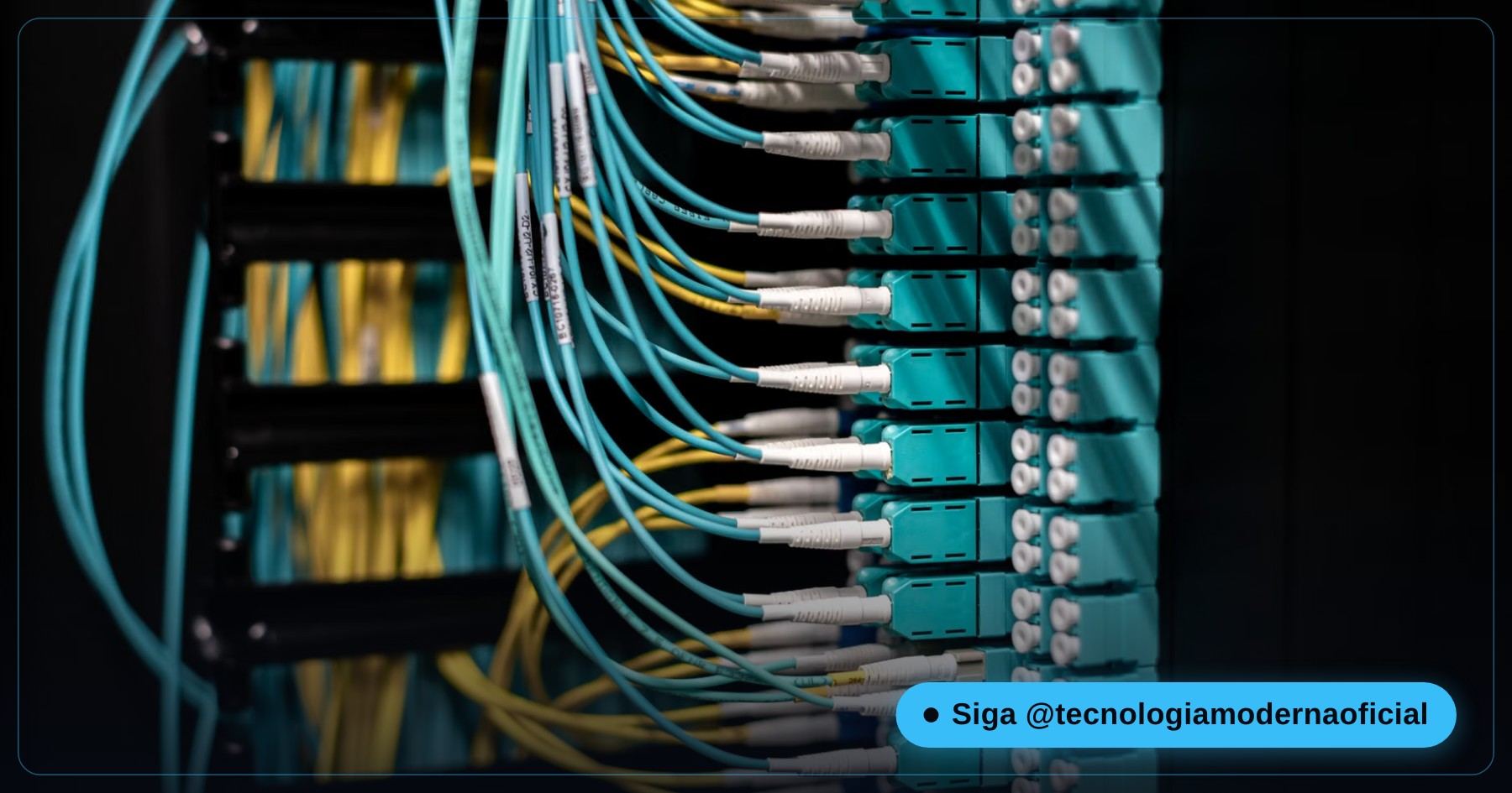 Cabo de rede conectado